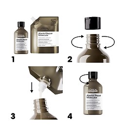 Absolut Repair Molecular szampon regenerujący do włosów zniszczonych